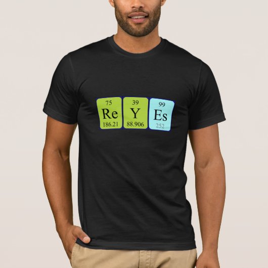 Reyes Periodenname Shirt (Vorderseite)