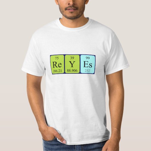 Reyes Periodenname Shirt (Vorderseite)