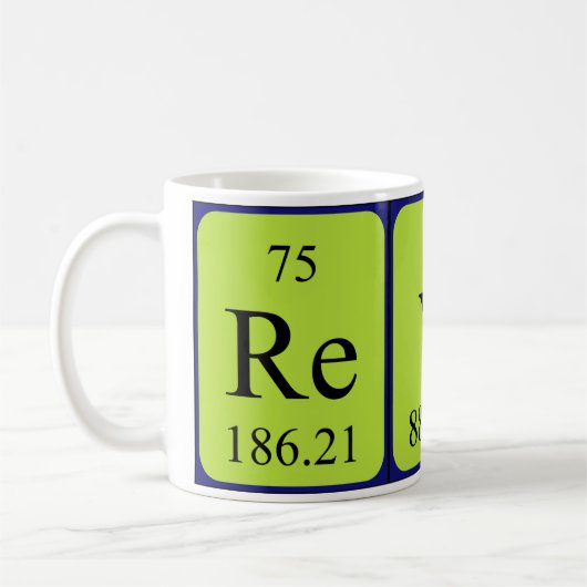 Reyes Periodenname Tasse (Links)