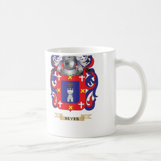 Reyes-Wappen (Familienwappen) Kaffeetasse (Rechts)