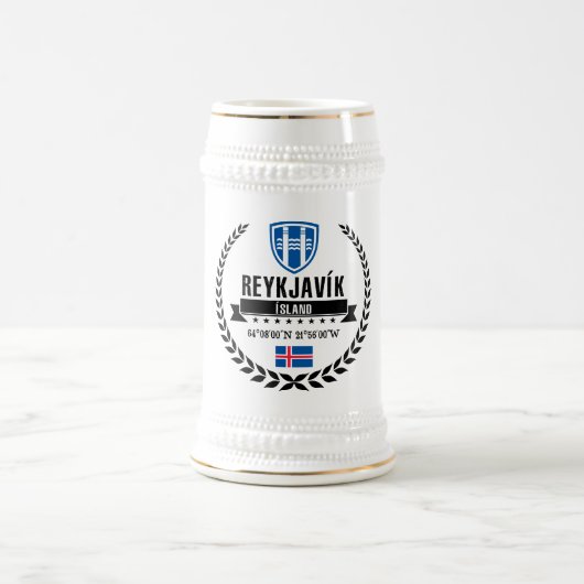 Reykjavík Bierglas (Mittel)