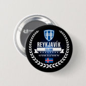 Reykjavík Button (Vorne & Hinten)