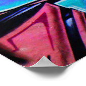 Reykjavik Graffiti Poster (Ecke)