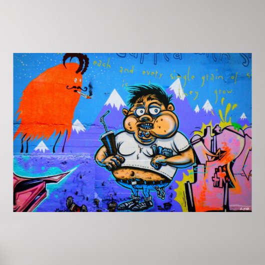 Reykjavik Graffiti Poster (Vorne)