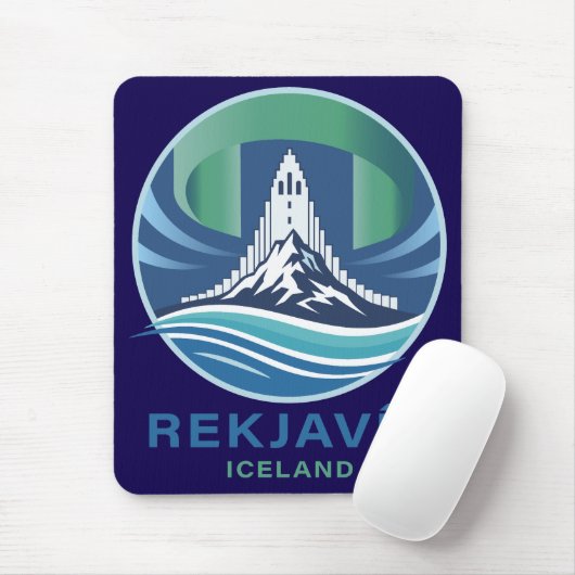Reykjavik Iceland Europe Mousepad (Mit Mouse)