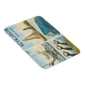 Reykjavik Iceland multiview  Magnet (Rechte Seite)