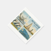 Reykjavik Iceland multiview  Serviette (Ecke)