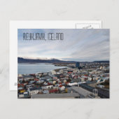 Reykjavik, Iceland Postkarte (Vorne/Hinten)