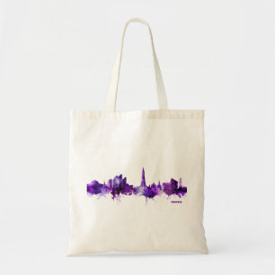 Reykjavik Iceland Skyline Purple 2.22.22 Date Tragetasche