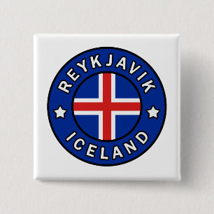 Reykjavik Island Button