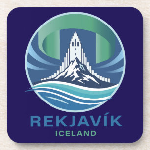 Reykjavik Island Europa Getränkeuntersetzer