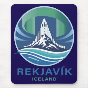 Reykjavik Island Europa Mousepad