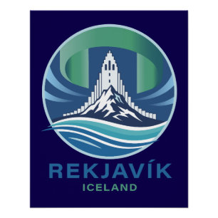 Reykjavik Island Europa Poster