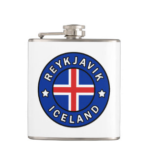 Reykjavik Island Flachmann