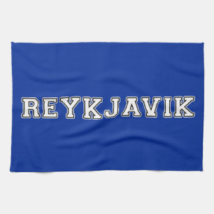 Reykjavik Island Geschirrtuch
