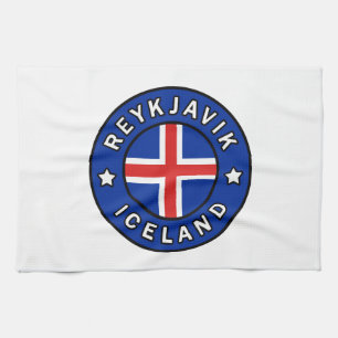 Reykjavik Island Geschirrtuch