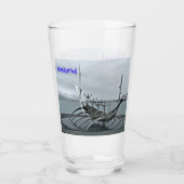 Reykjavik Island Glas (Rückseite)