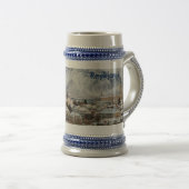 Reykjavik, Island im Winter Bierglas (VorderseiteRechts)