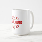 Reykjavik, Island Kaffeetasse (VorderseiteRechts)