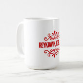 Reykjavik, Island Kaffeetasse (Vorderseite Links)