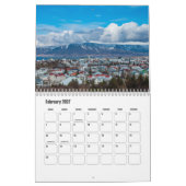 Reykjavík-Island Kalender (Feb 2027)