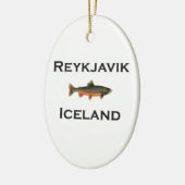 Reykjavik Island Keramik Ornament (Links)