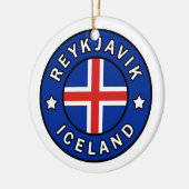 Reykjavik Island Keramikornament (Links)
