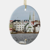 Reykjavik Island Keramikornament (Rechts)