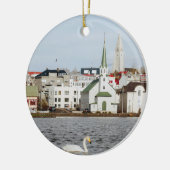 Reykjavik Island Keramikornament (Links)