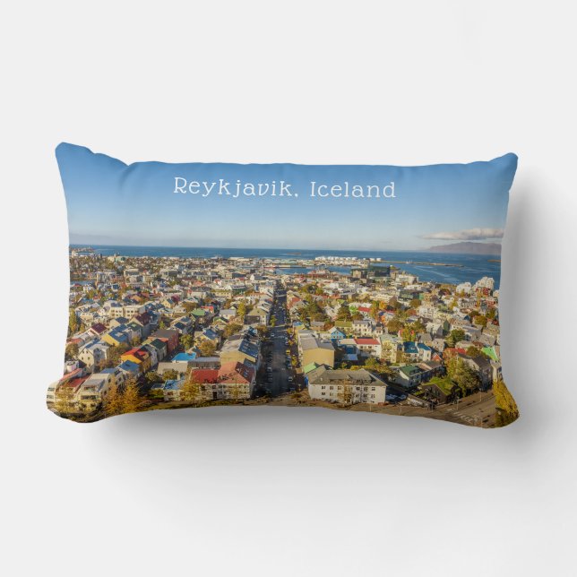 Reykjavik Island Lendenkissen (Vorderseite)