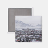 Reykjavik Island Magnet (Vorderseite/Rückseite)