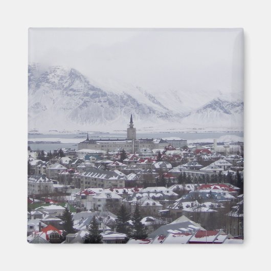 Reykjavik Island Magnet (Vorne)