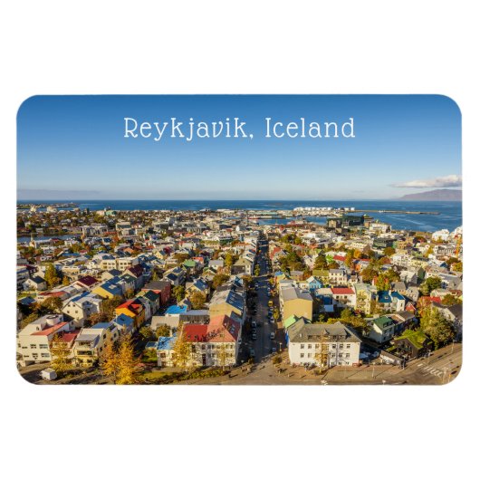 Reykjavik Island Magnet (Horizontal)