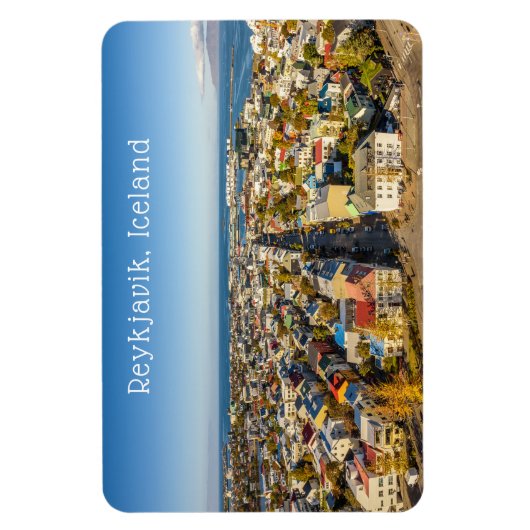 Reykjavik Island Magnet (Vertikal)