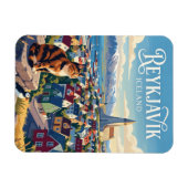 Reykjavik Island Magnet (Horizontal)