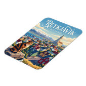 Reykjavik Island Magnet (Linke Seite)