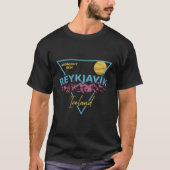 Reykjavik Island Midnight Sun T-Shirt (Vorderseite)