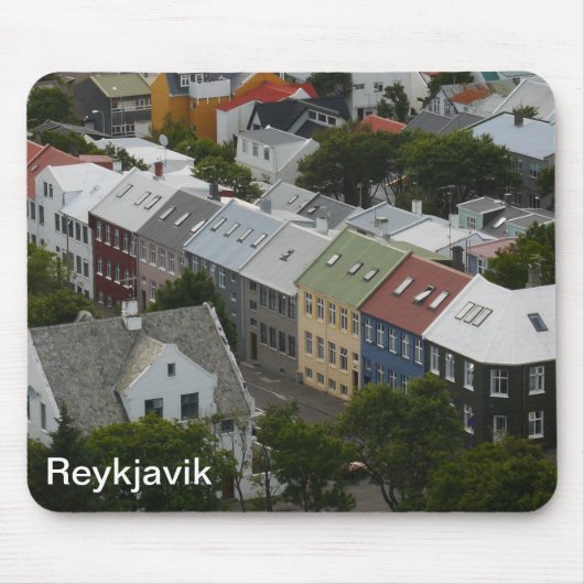 Reykjavik Island Mousepad (Vorne)