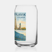Reykjavik Island Multiview  Dosenglas (Rechts)