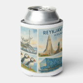 Reykjavik Island Multiview  Dosenkühler (Kanne Vorderseite)