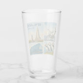 Reykjavik Island Multiview  Glas (Rückseite)
