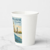 Reykjavik Island Multiview  Pappbecher (Links)