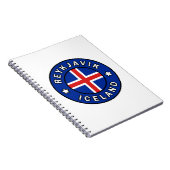 Reykjavik Island Notizblock (Rechte Seite)