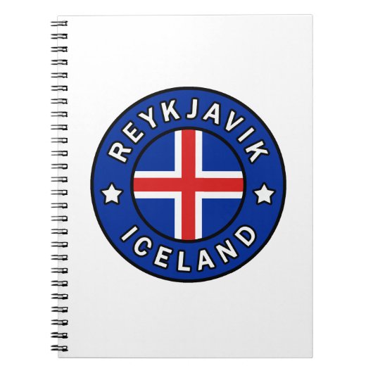 Reykjavik Island Notizblock (Vorderseite)