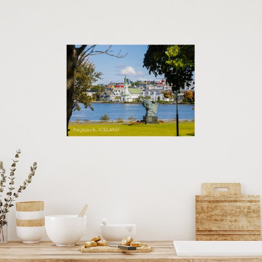 Reykjavik Island Poster (Küche)