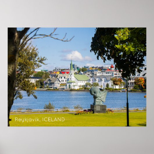 Reykjavik Island Poster (Vorne)