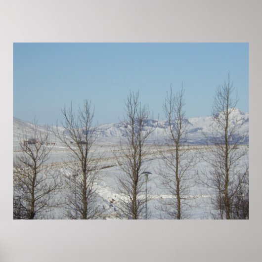 Reykjavik Island Poster (Vorne)