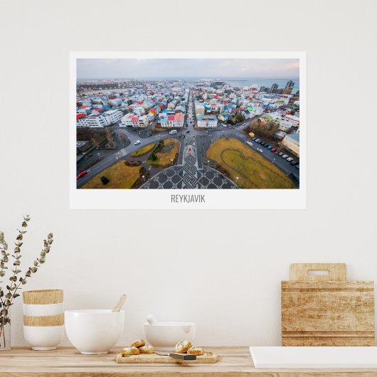 Reykjavik, Island Poster (Küche)