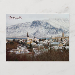 Reykjavik, Island Postkarte