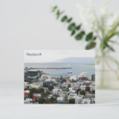Reykjavik Island Postkarte (Stehend Vorderseite)